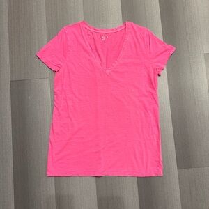 Women’s Pink V Neck Shirt